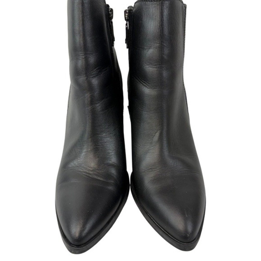 Blondo Womens‎ 10M Reese Waterproof Leather Block Heel Pointed Toe Ankle Boots - Picture 2 of 7